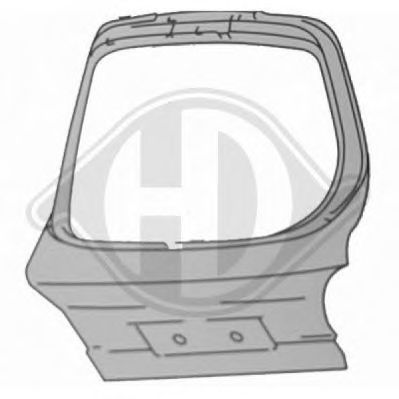 DIEDERICHS 1425028 -  Заслонка багажника /  помещения для груза