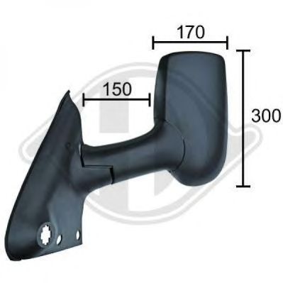 DIEDERICHS 1455224 -  Наружное зеркало
