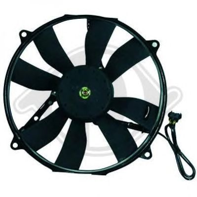DIEDERICHS 1670001 -  Вентилятор, конденсатор кондиционера