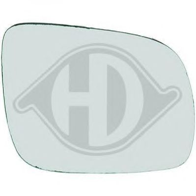 DIEDERICHS 2213028 -  Зеркальное стекло, наружное зеркало