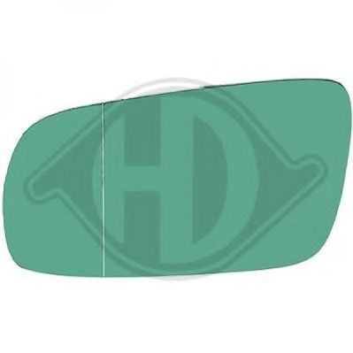DIEDERICHS 2213227 -  Зеркальное стекло, наружное зеркало