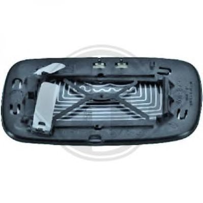 DIEDERICHS 7614026 -  Зеркальное стекло, наружное зеркало