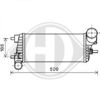 DIEDERICHS 8141804 -  Интеркулер