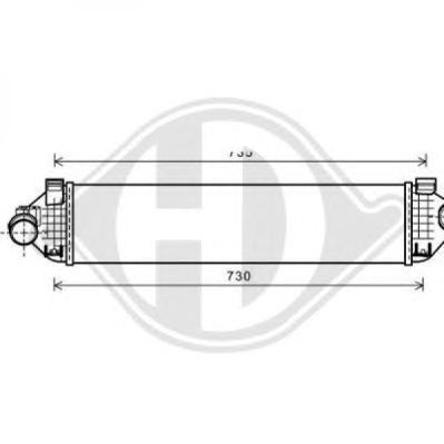 DIEDERICHS 8142804 -  Интеркулер