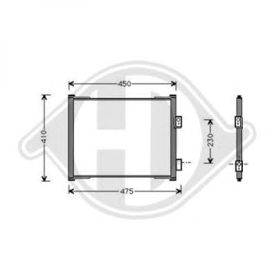 DIEDERICHS 8146000 - Конденсатор, кондиционер