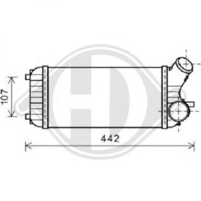 DIEDERICHS 8146704 - Интеркулер