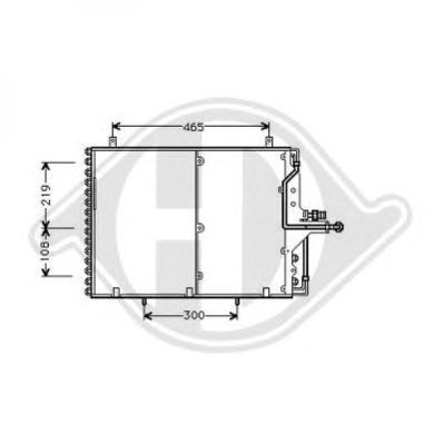 DIEDERICHS 8161301 -  Конденсатор, кондиционер