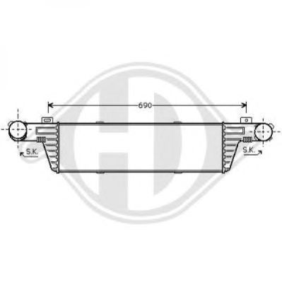 DIEDERICHS 8161415 - Интеркулер