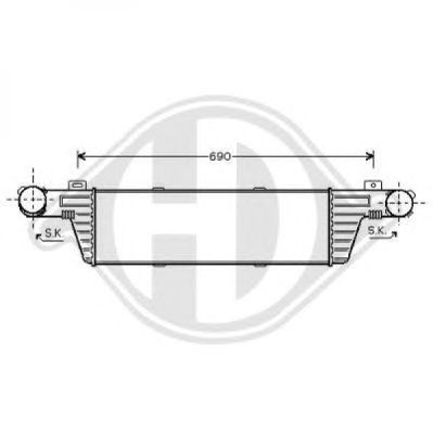 DIEDERICHS 8161416 -  Интеркулер