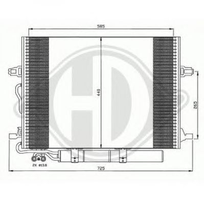 DIEDERICHS 8161500 -  Конденсатор, кондиционер