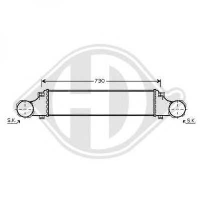 DIEDERICHS 8161509 -  Интеркулер