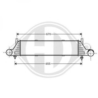 DIEDERICHS 8162505 - Интеркулер