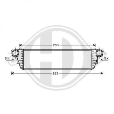 DIEDERICHS 8167102 -  Интеркулер