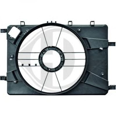 DIEDERICHS 8180710 -  Кронштейн, вентилятор радиатора
