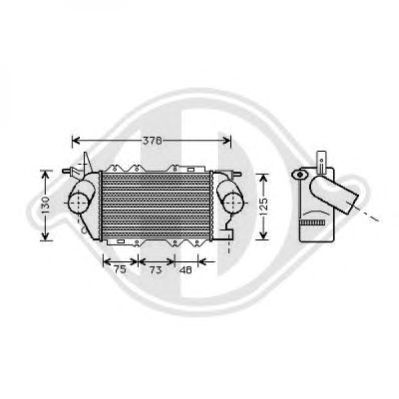 DIEDERICHS 8182404 - Интеркулер