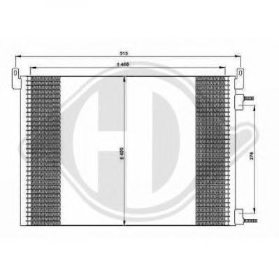 DIEDERICHS 8182520 - Конденсатор, кондиционер