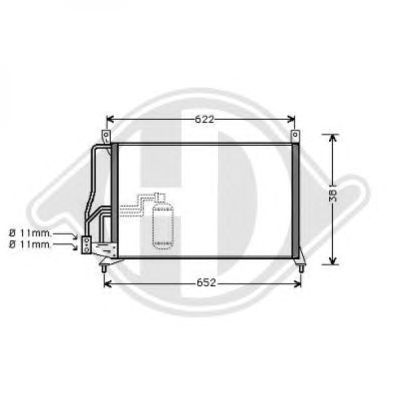 DIEDERICHS 8183001 -  Конденсатор, кондиционер