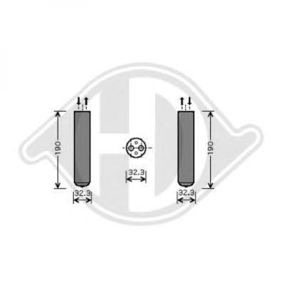 DIEDERICHS 8186501 - Осушитель, кондиционер