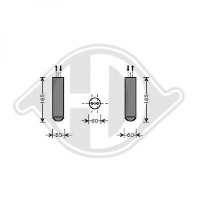DIEDERICHS 8187502 - Осушитель, кондиционер