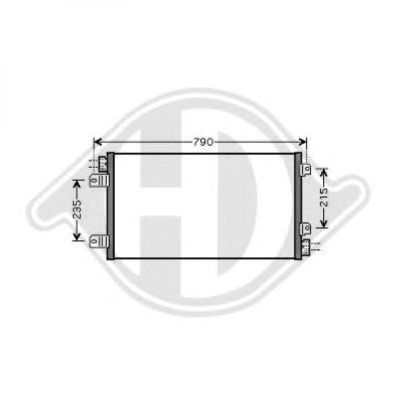 DIEDERICHS 8188600 -  Конденсатор, кондиционер