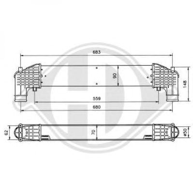 DIEDERICHS 8229005 -  Интеркулер
