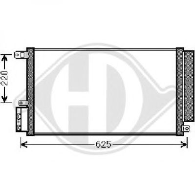 DIEDERICHS 8300500 -  Конденсатор, кондиционер
