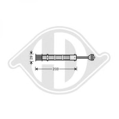 DIEDERICHS 8345402 -  Осушитель, кондиционер