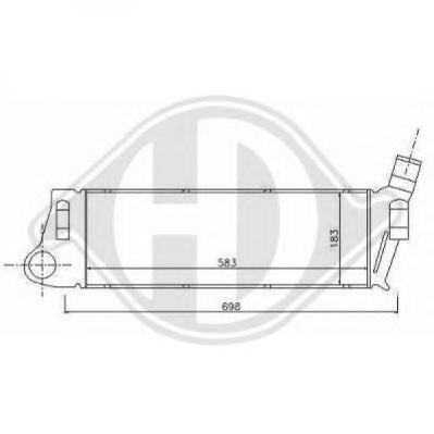 DIEDERICHS 8440507 -  Интеркулер