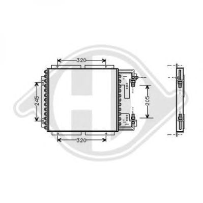 DIEDERICHS 8441200 -  Конденсатор, кондиционер