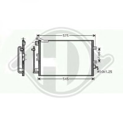 DIEDERICHS 8441400 -  Конденсатор, кондиционер