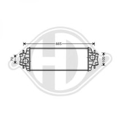 DIEDERICHS 8449509 -  Интеркулер