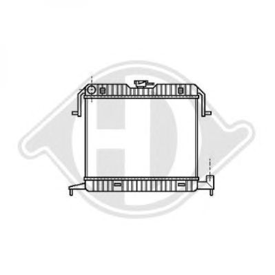DIEDERICHS 8502471 -  Радиатор, охлаждение двигателя
