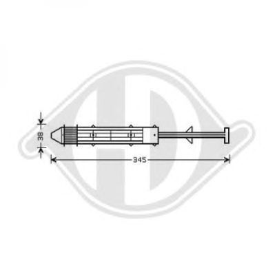 DIEDERICHS 8780501 -  Осушитель, кондиционер