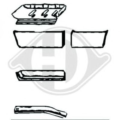 DIEDERICHS 9138021 -  Накладка порога