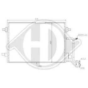 DIEDERICHS dcc1025 -  Конденсатор, кондиционер
