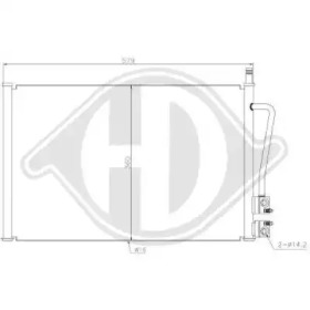 DIEDERICHS dcc1170 -  Конденсатор, кондиционер
