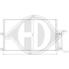 DIEDERICHS dcc1293 -  Конденсатор, кондиционер