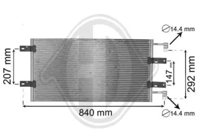 DIEDERICHS dcc1342 -  Конденсатор, кондиционер