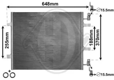 DIEDERICHS dcc1361 -  Конденсатор, кондиционер