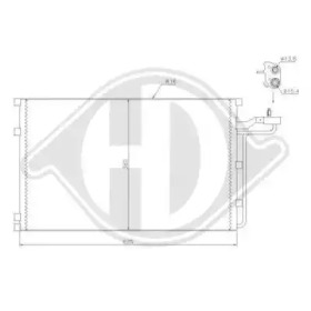 DIEDERICHS dcc1462 -  Конденсатор, кондиционер