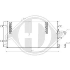 DIEDERICHS dcc1557 -  Конденсатор, кондиционер