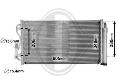 DIEDERICHS dcc1576 -  Конденсатор, кондиционер