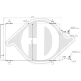 DIEDERICHS dcc1591 -  Конденсатор, кондиционер