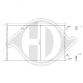 DIEDERICHS dcc1736 -  Конденсатор, кондиционер