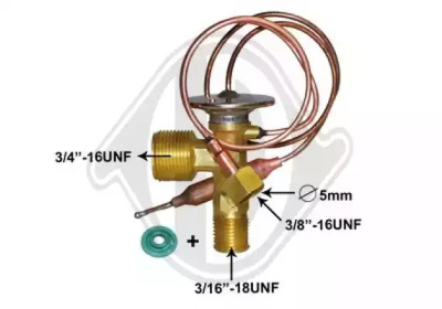 DIEDERICHS dce1041 -  Расширительный клапан, кондиционер