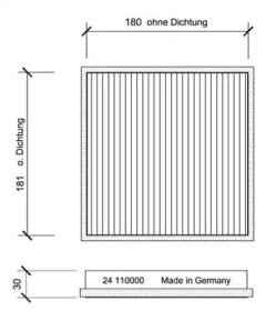DIEDERICHS dci0024s -  Фильтр воздуха в салоне