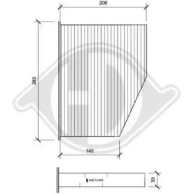 DIEDERICHS dci0111 -  Фильтр воздуха в салоне