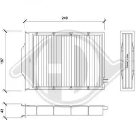 DIEDERICHS dci0115 -  Фильтр воздуха в салоне