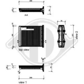 DIEDERICHS dci0827 -  Фильтр воздуха в салоне