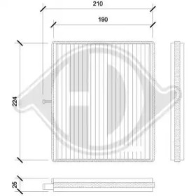DIEDERICHS dci0841 -  Фильтр воздуха в салоне